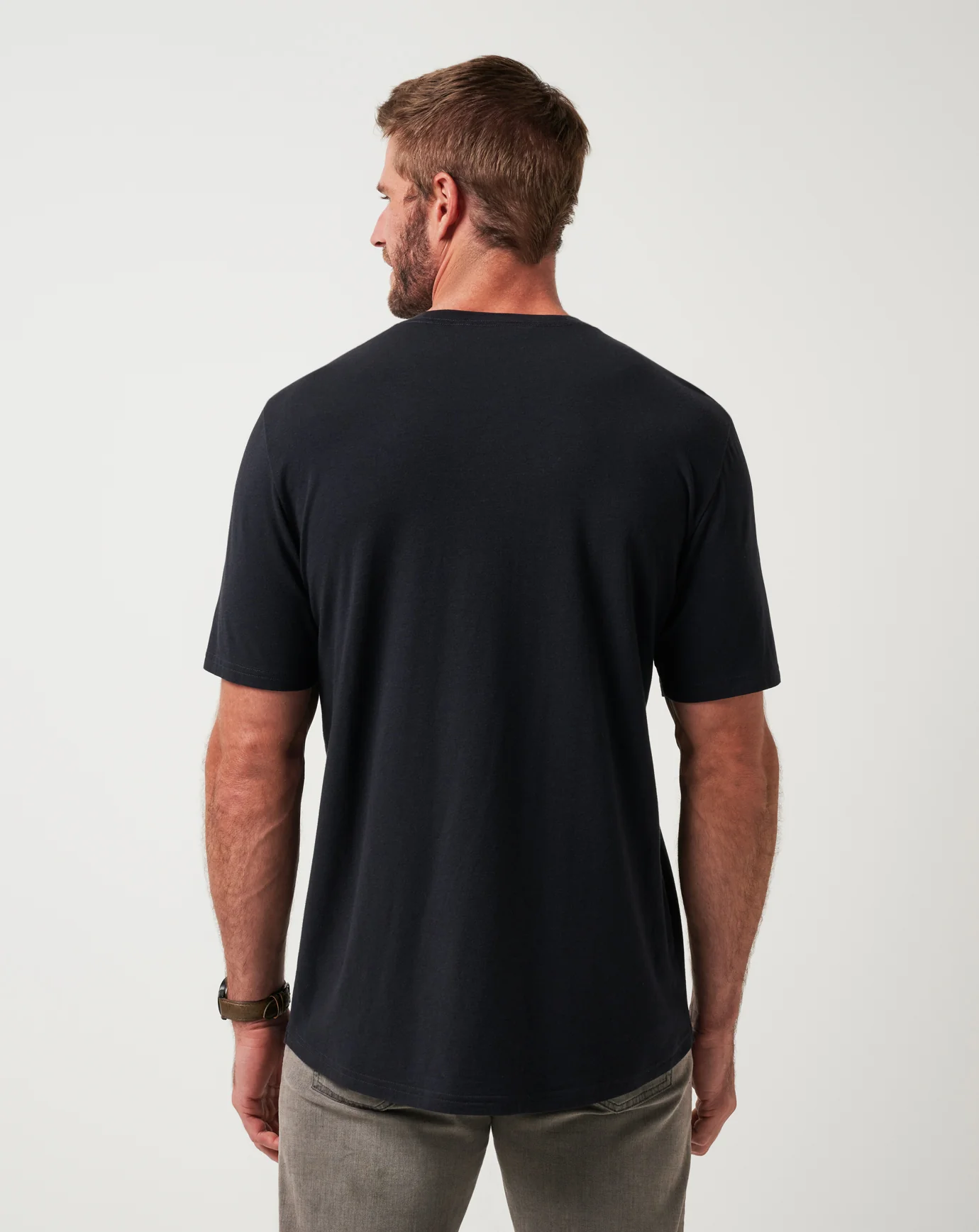 Travis Mathew Cloud Crew Tee- Black