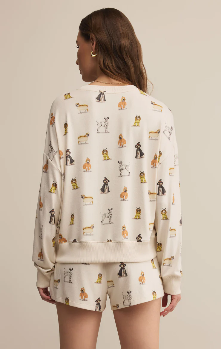 Z Supply Elle Pup Long Sleeve Top