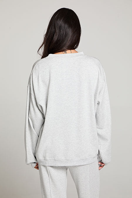 Chaser Berkeley Heather Grey Pullover