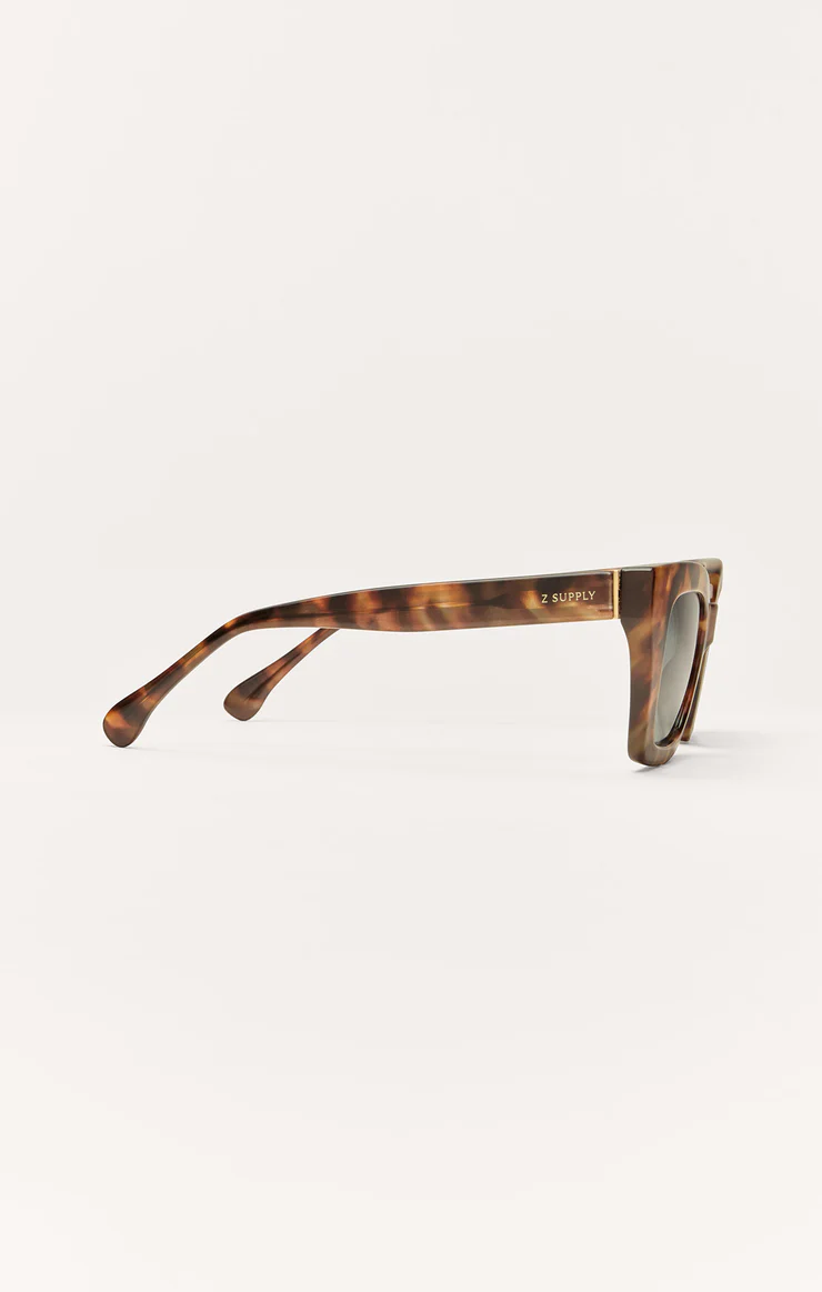 Z Supply Hideaway Polarized Sunglasses- Dark Tort Gradient