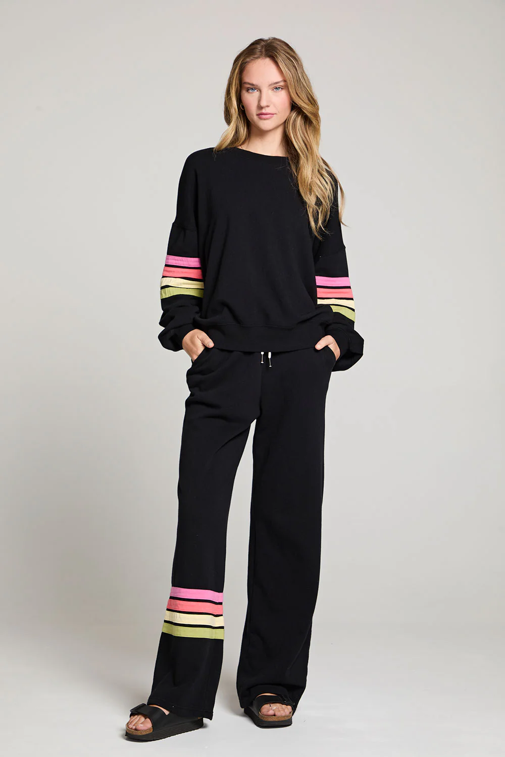Chaser Rainbow Strapping Pants