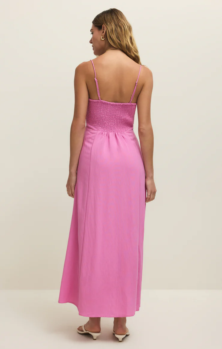 Z Supply Granada Airy Gauze Maxi Dress- Spanish Rose