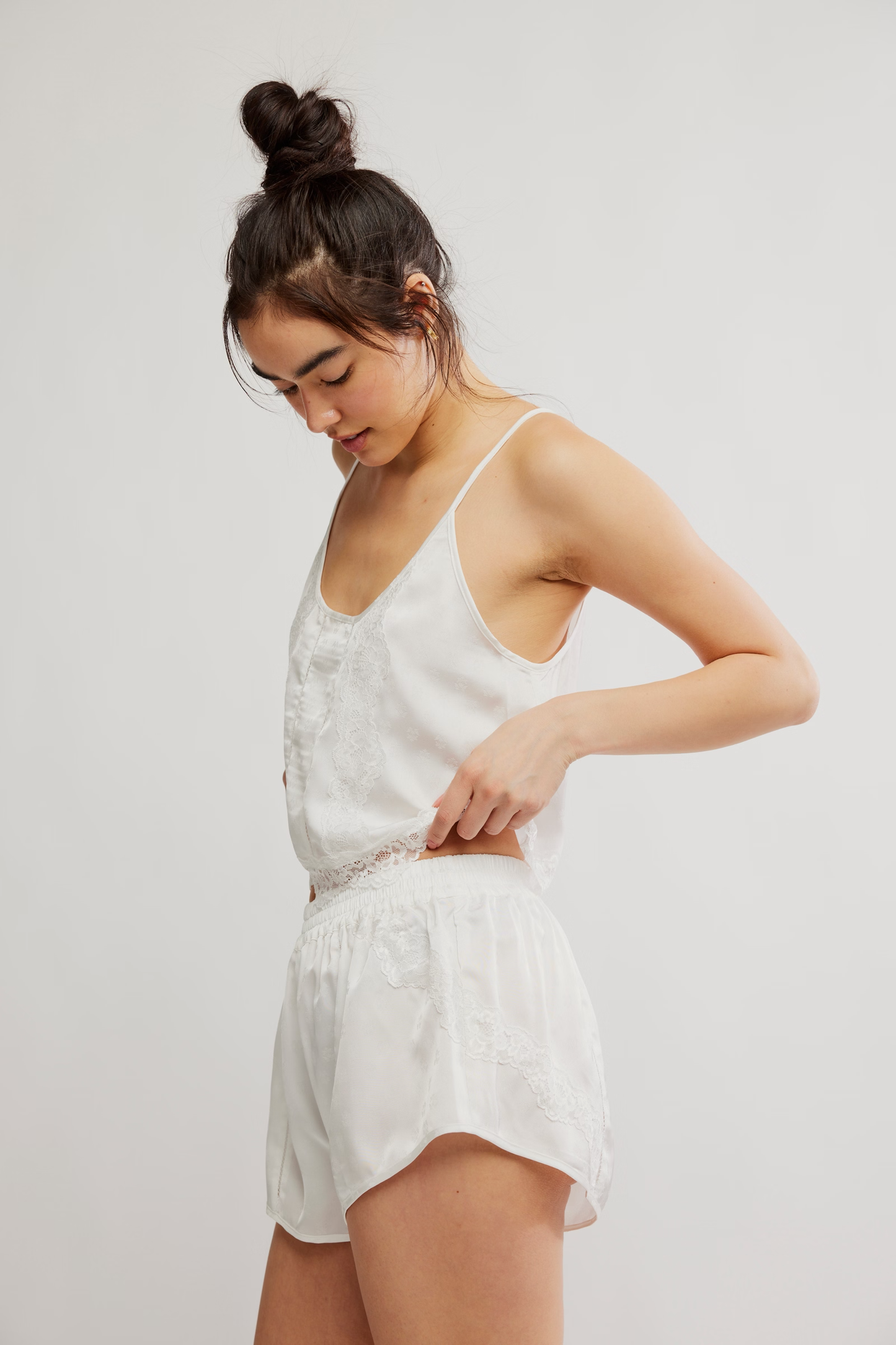 Free People Midnight Muse Sleep- Clean Ivory