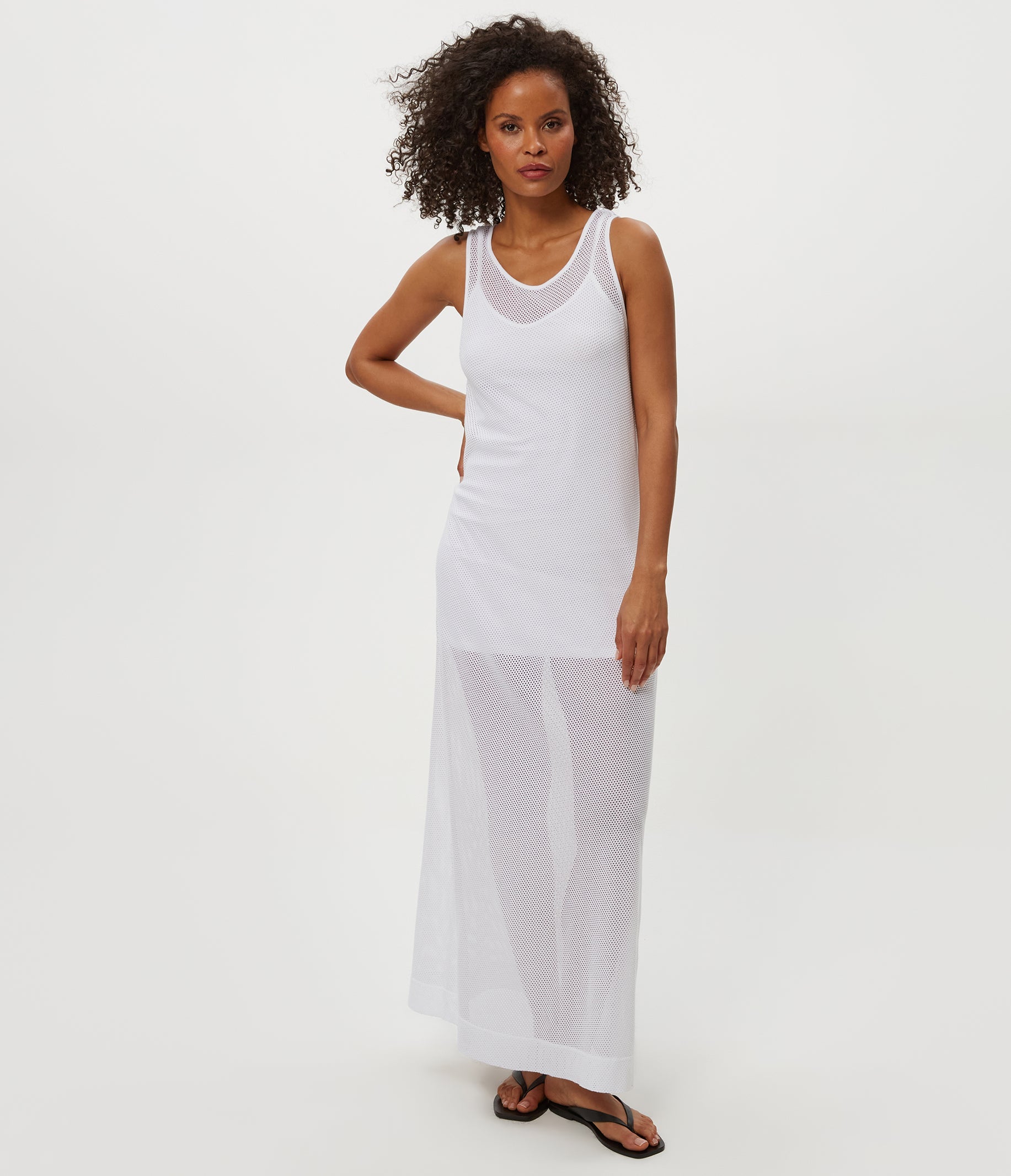 Michael Stars Julianna Maxi Mesh Dress P E A C H E S Michael Stars Julianna Maxi Mesh Dress P E A C H E S