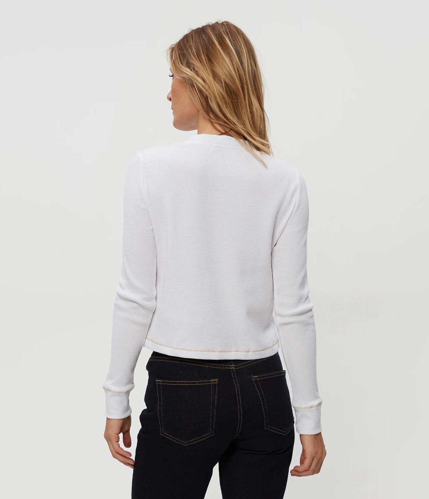 Michael Stars Lina Thermal Henley Tee