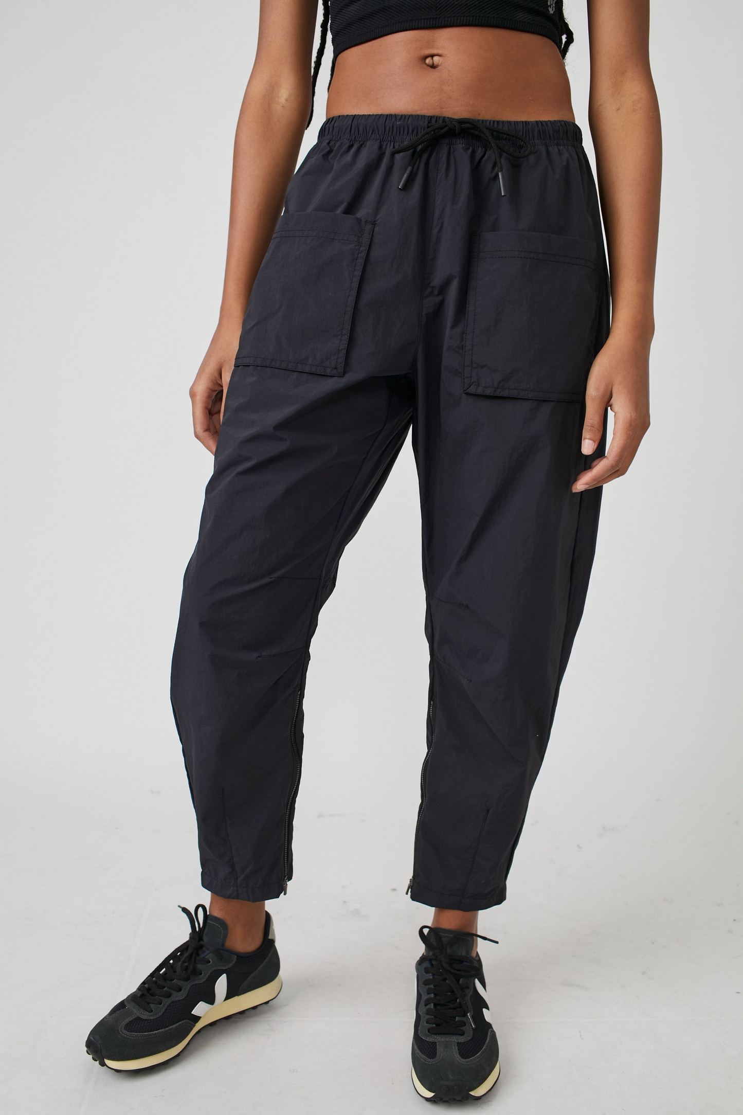 Free People Fly By Night Pants- Black
