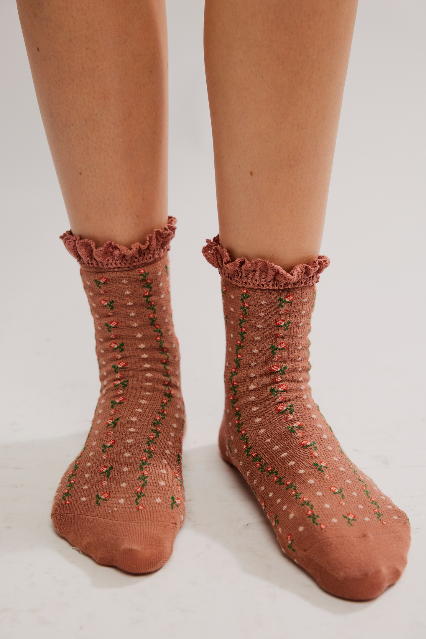 Free People Ruffle Sock Pack- Merry & Bright