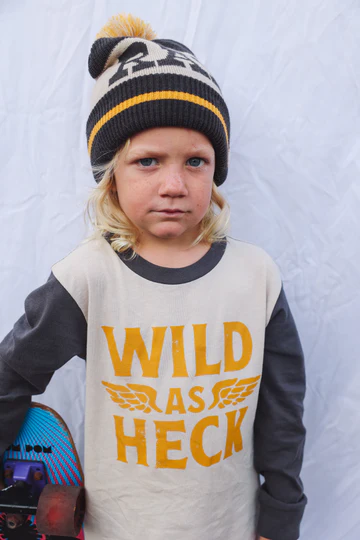 Tiny Whales WILD AS HECK TEE