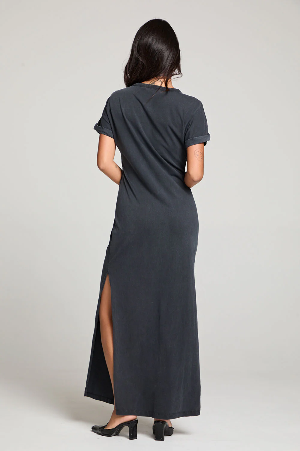 Chaser Saloonn Licorice Black Maxi Dress