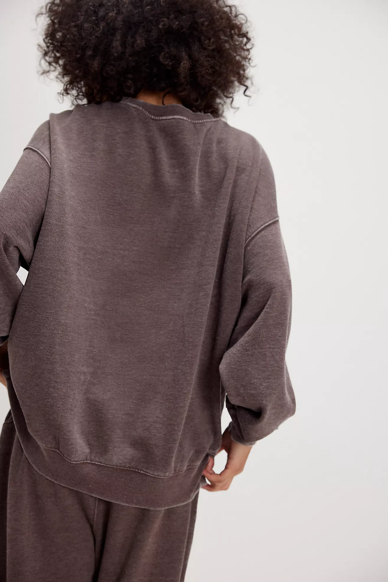 Free People Slow it Down Pullover- French Toast