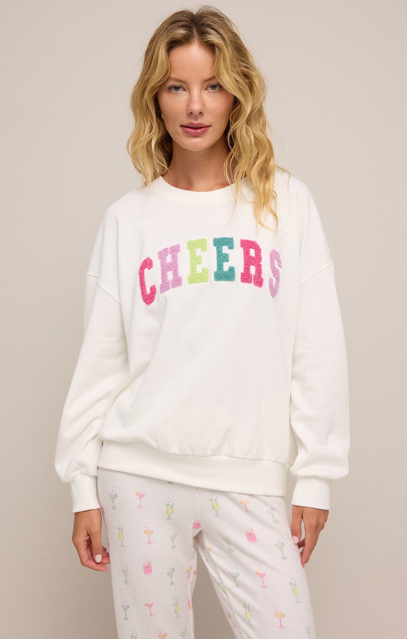 Z Supply Oversized Cheers Sweatshirt