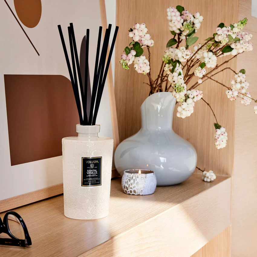 Voluspa Santal Vanille Luxe Reed Diffuser