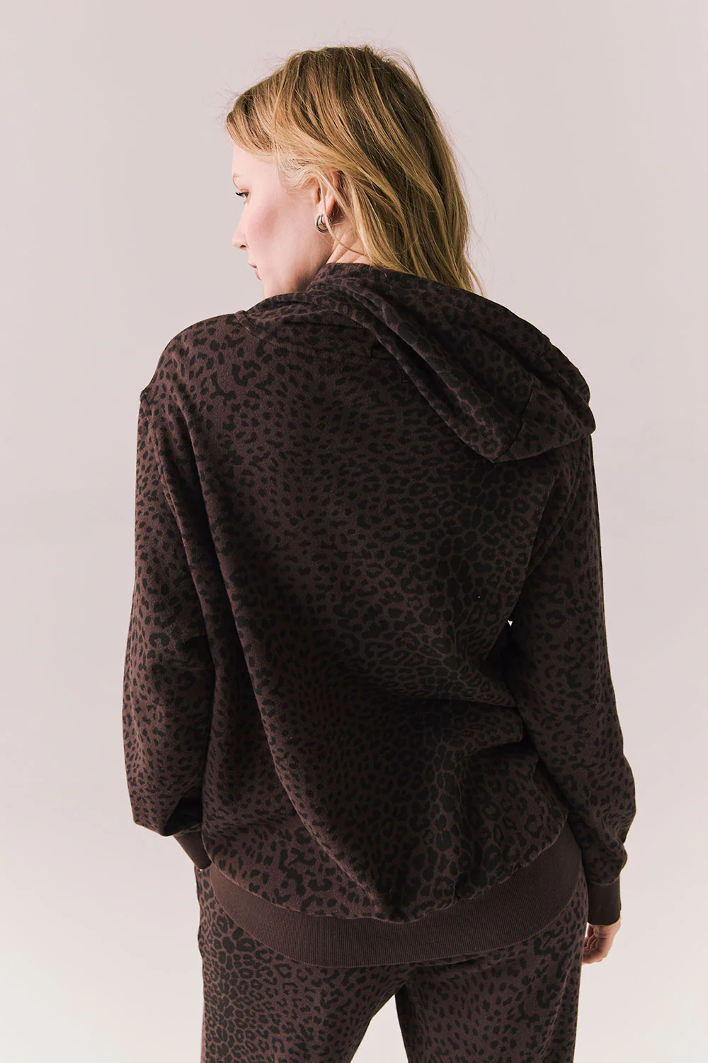 Chaser Louna Leopard Zip Up