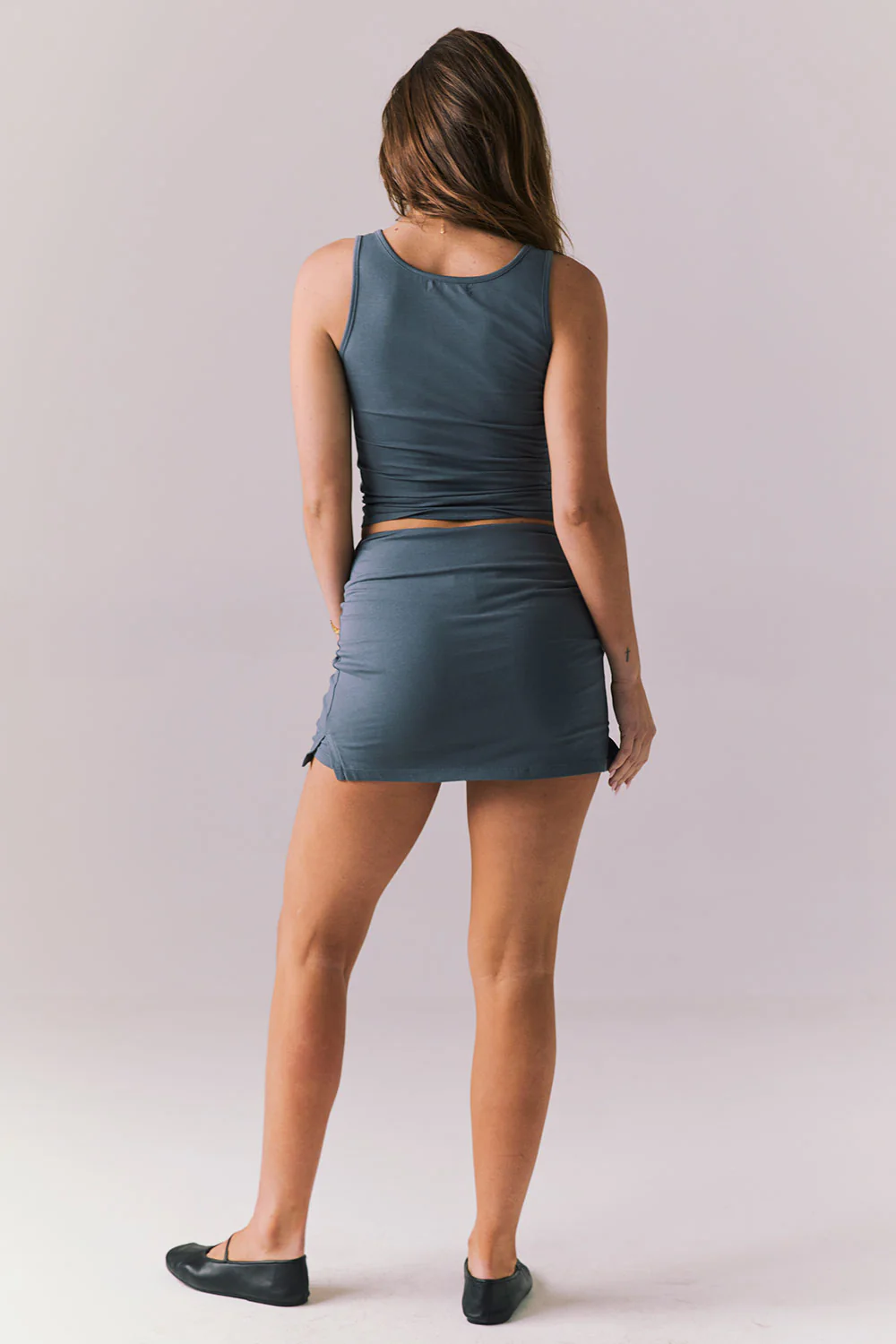Chaser Rue Future Gray Skort Step up yips athletic wardrobe with Rue.