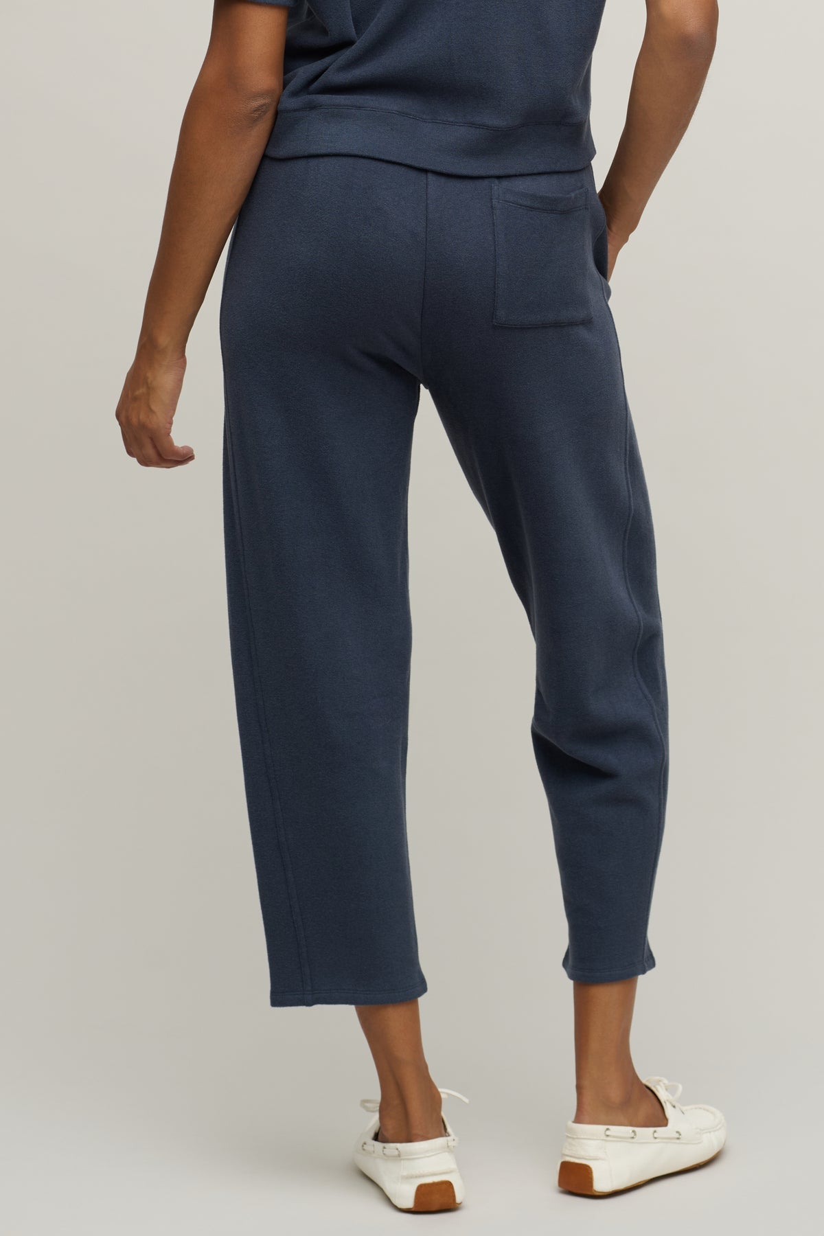 Barefoot Dreams Brushed Fleece Seamed Ankle Pant