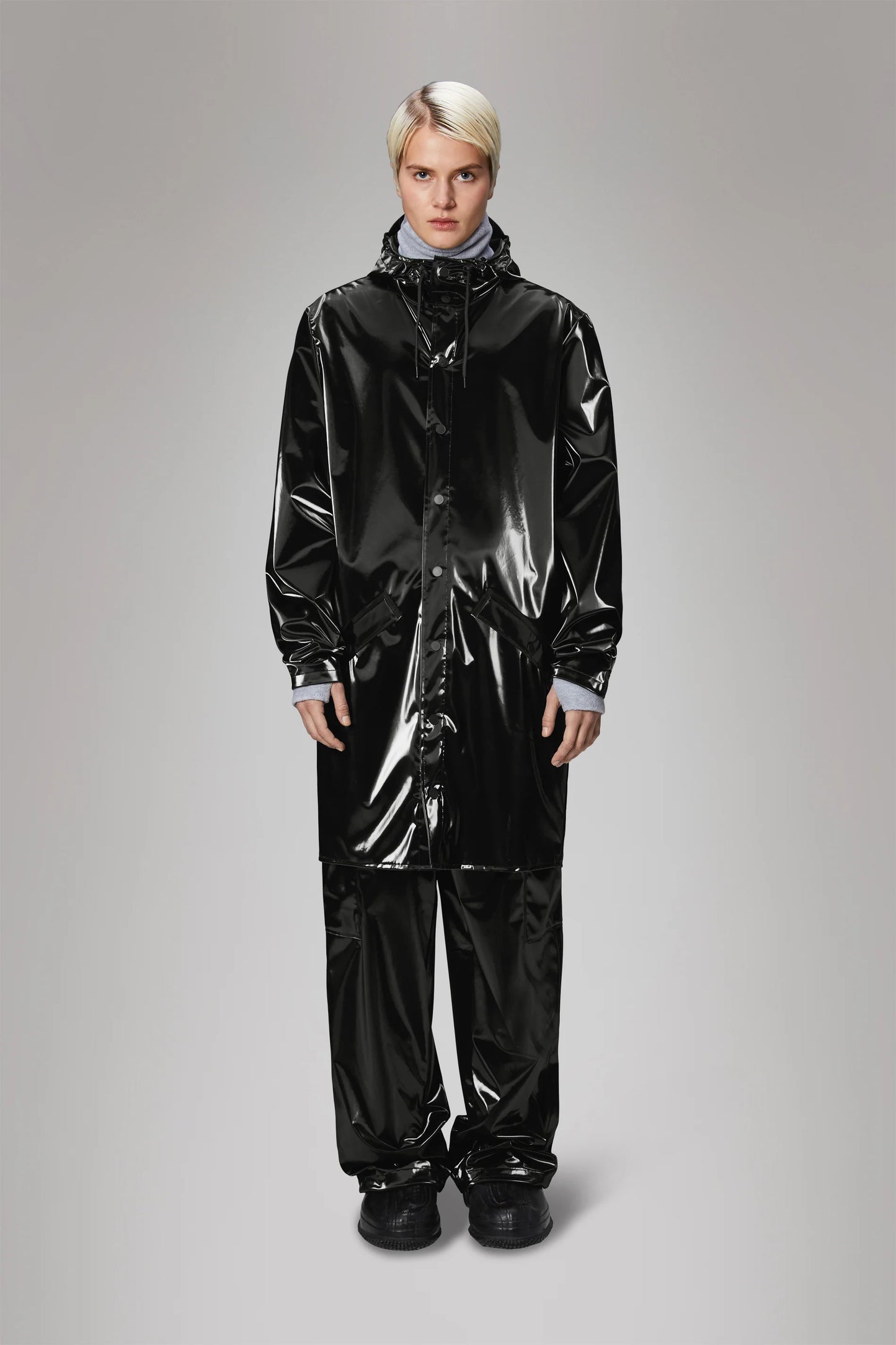 Rains Long Jacket W3- Night
