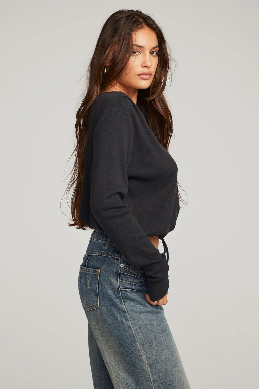 Chaser Powell Licorice Long Sleeve