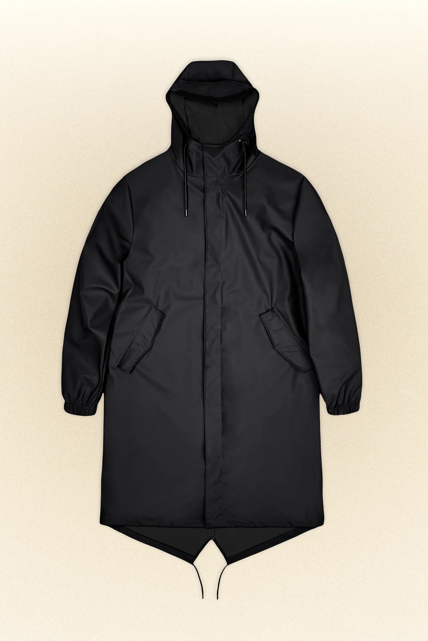 Rains Fishtale Parka- Black