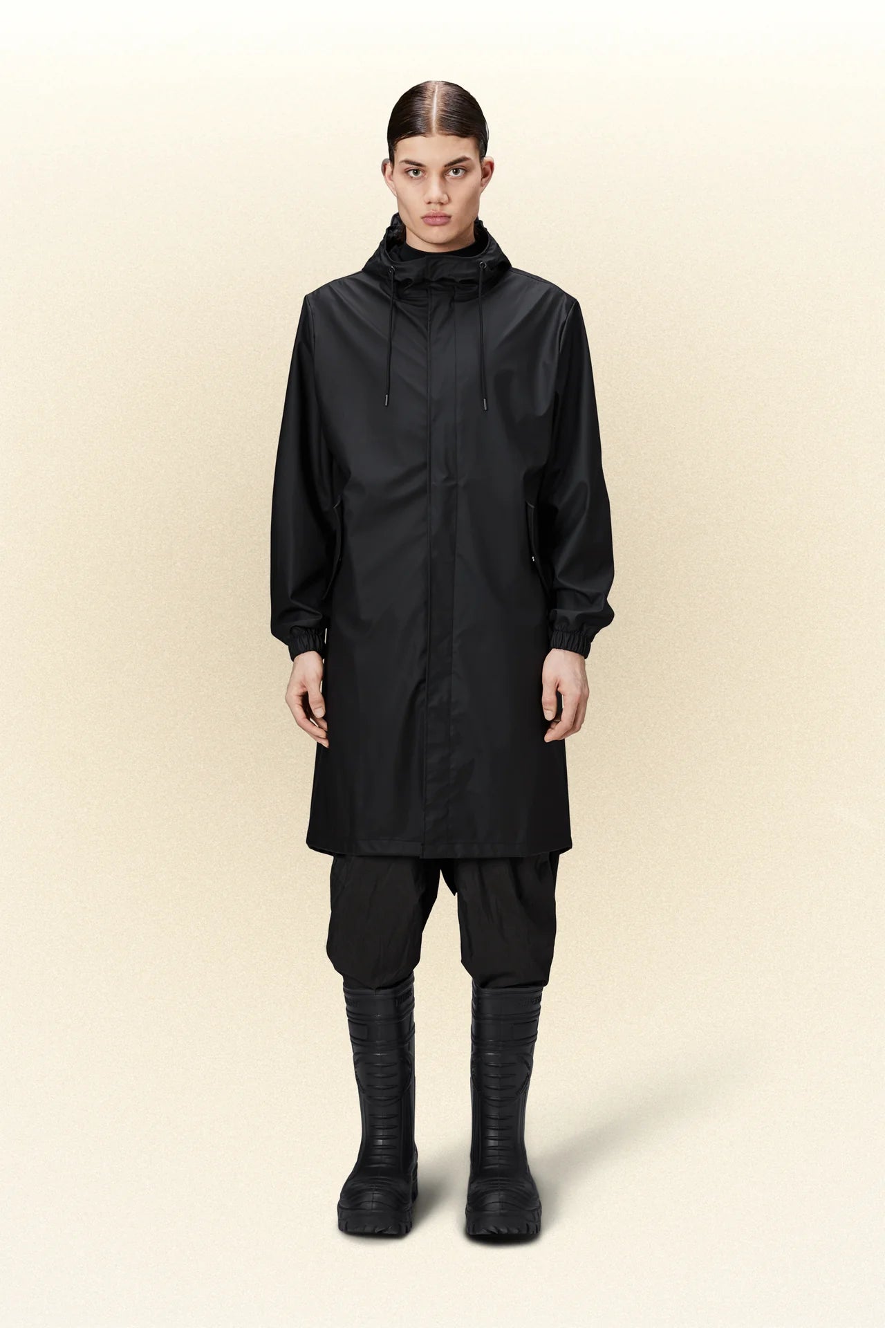 Rains Fishtale Parka- Black