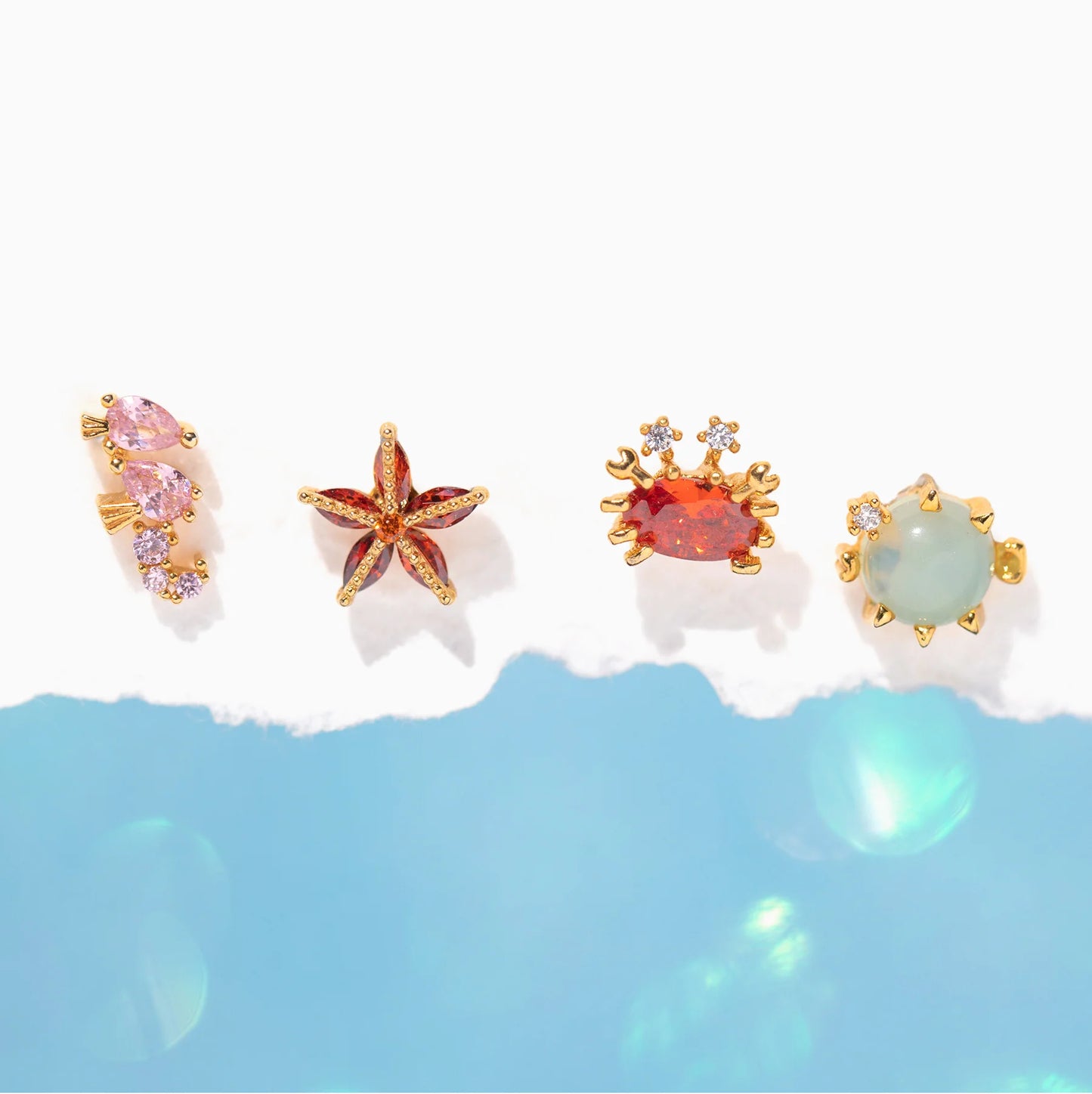 Girls Crew Under the Sea Stud Set