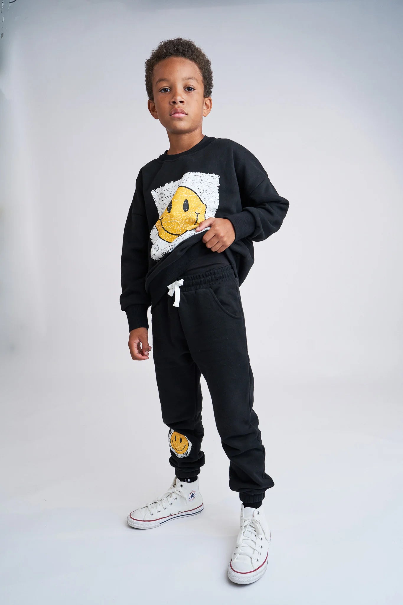 Little Bipsy Smiley Elevated Sweatpant