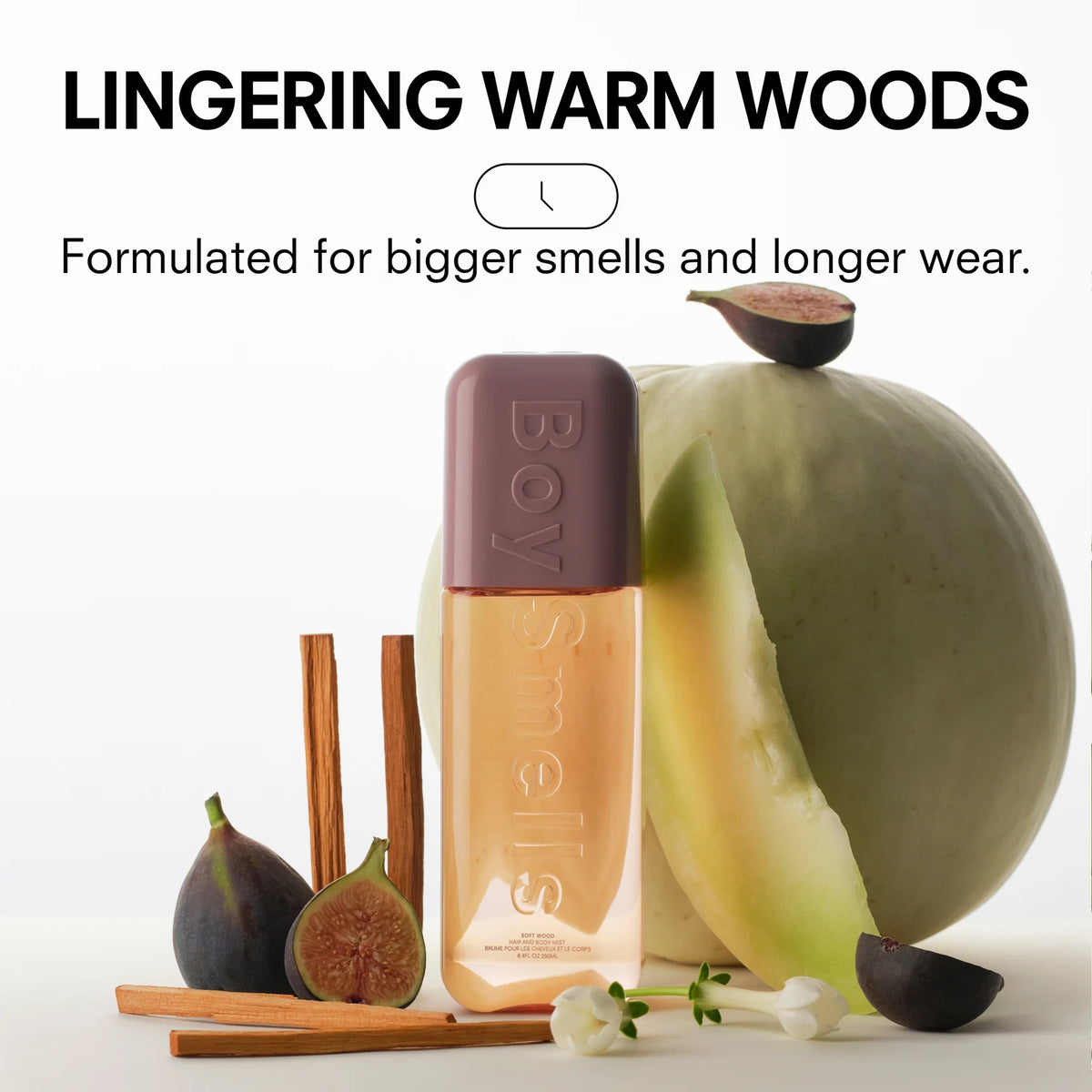 Boy Smells Soft Wood: Scented Hair & Body Mist