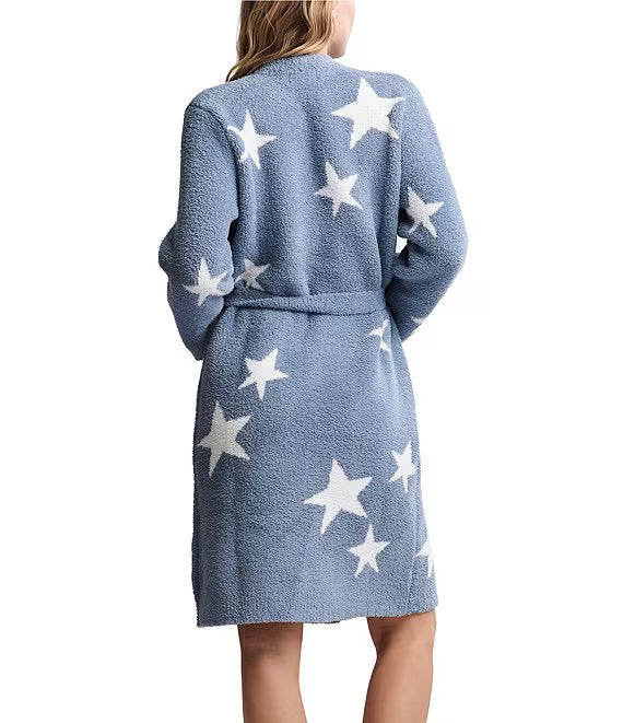 Barefoot Dreams Starry Night Robe- Blue Dusk/Pearl