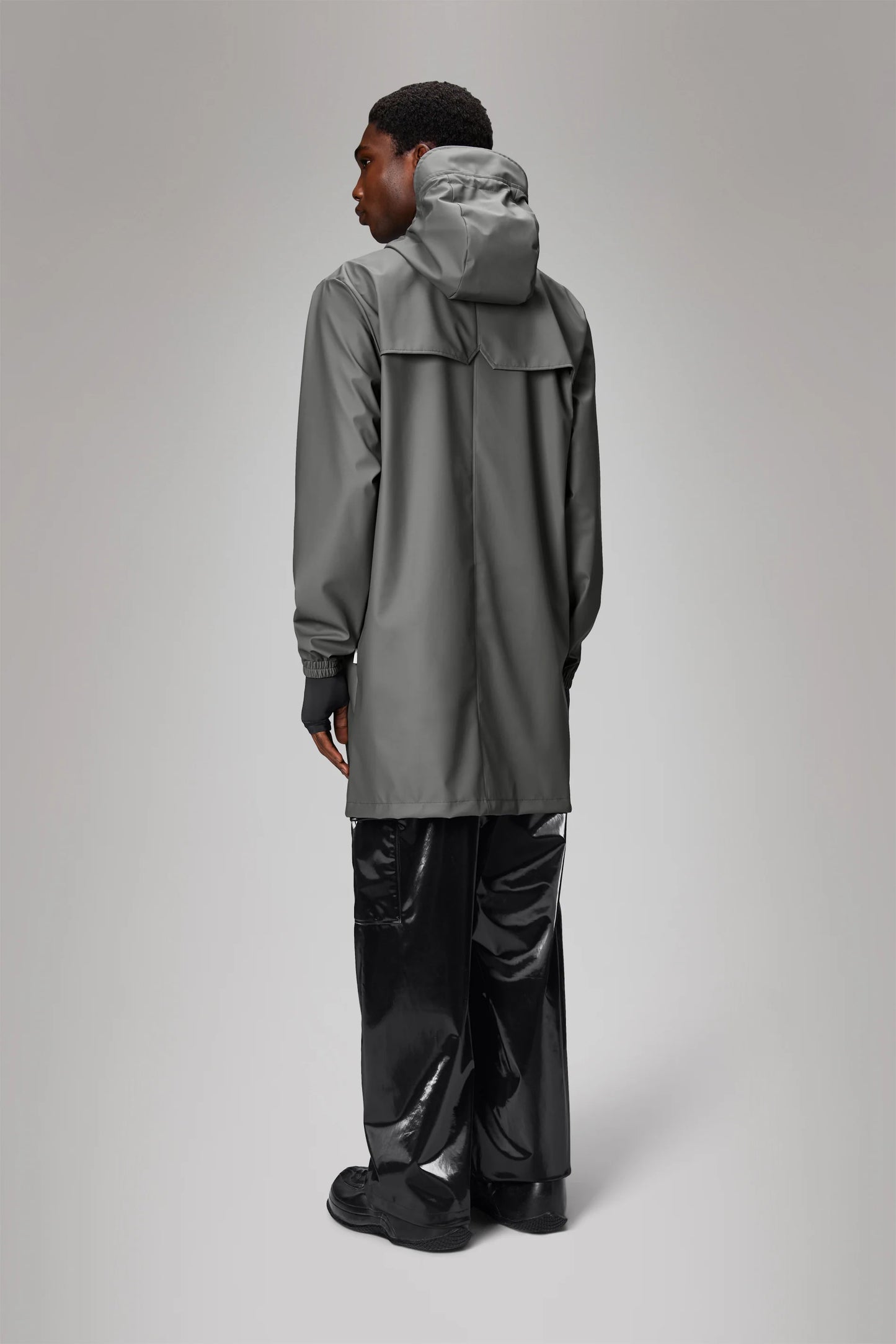 Rains Long Storm Breaker- Grey