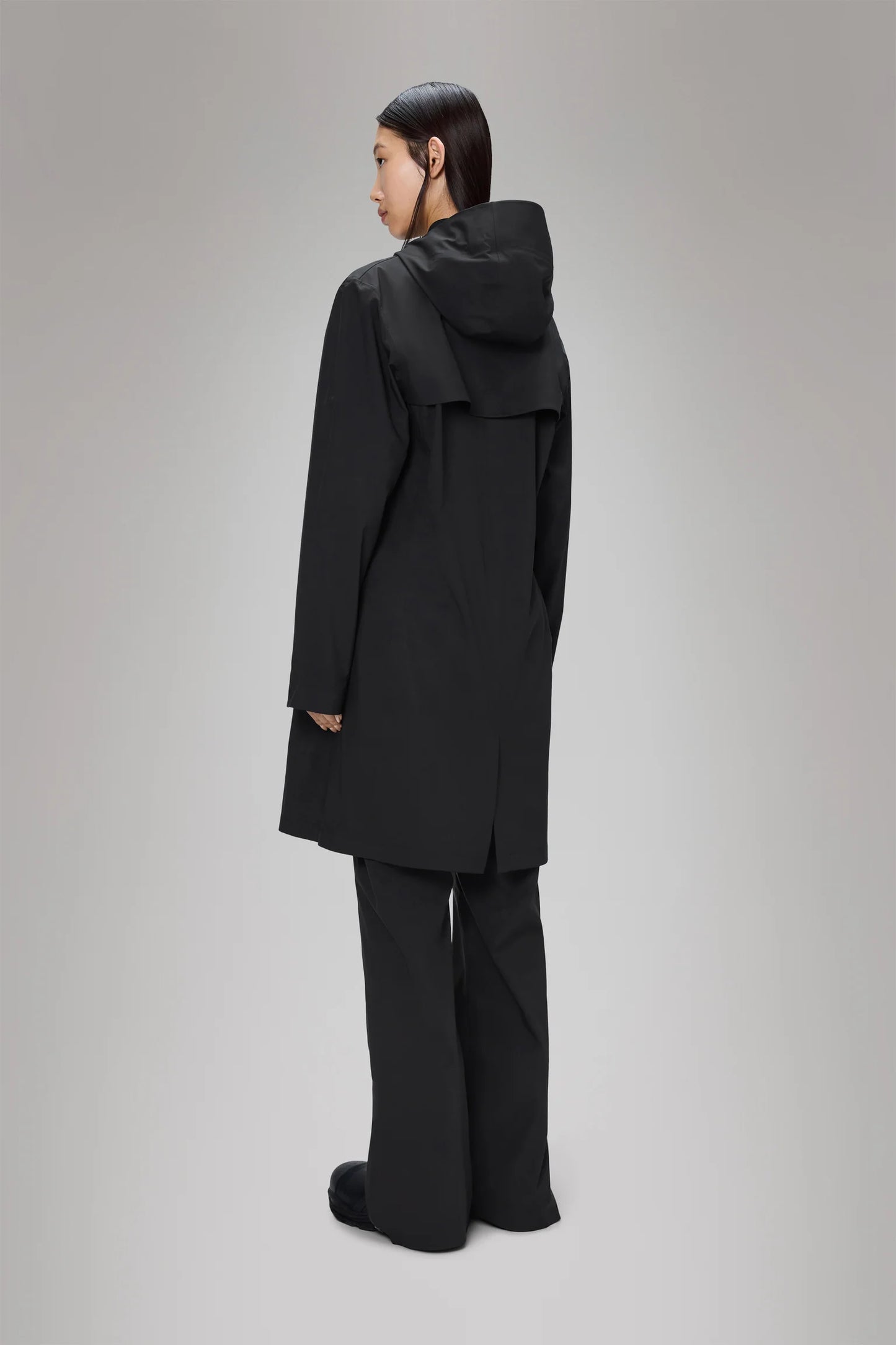 Rains Suva Hardshell Long W Jacket- Black