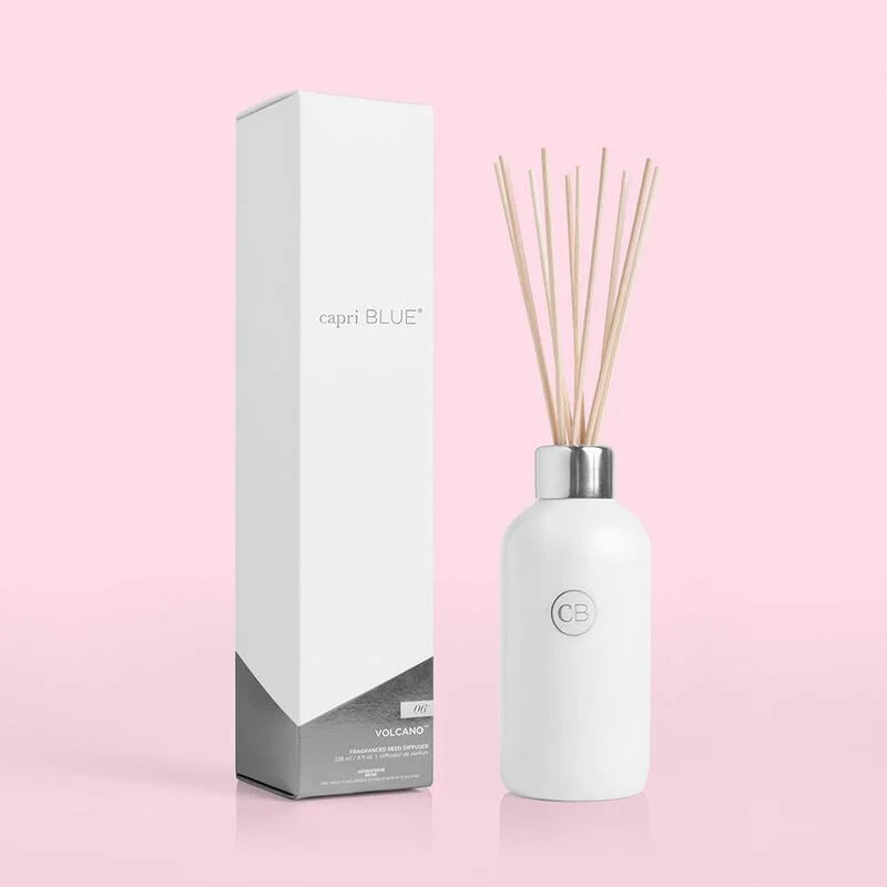 Volcano White Reed Diffuser, 8 floz