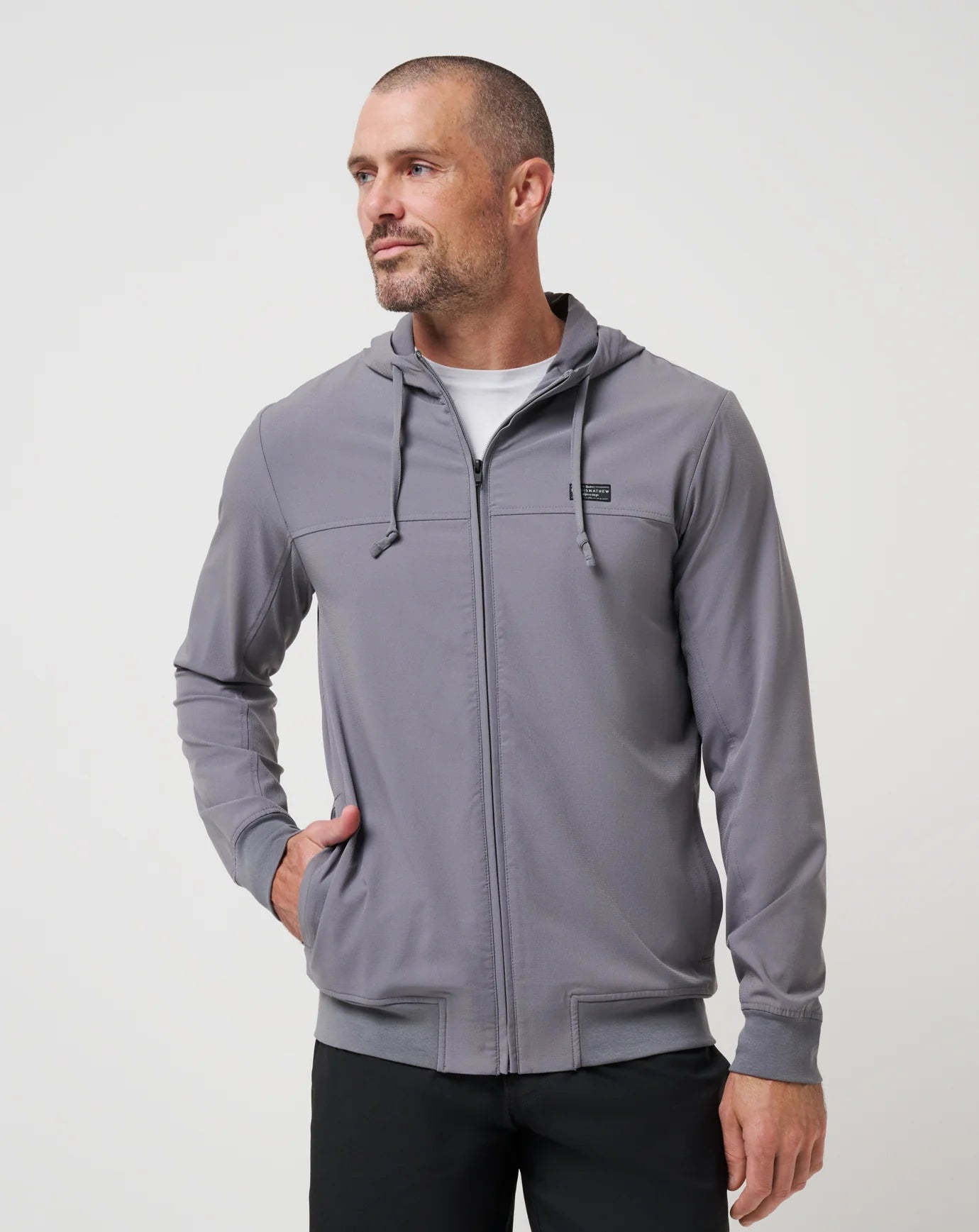 Travis Mathew Wanderlust Hoodie- Quiet Shade