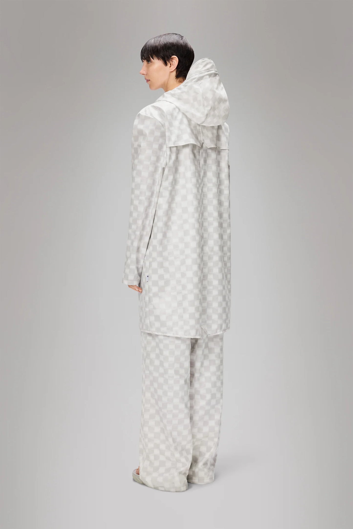 Rains Long Jacket in- Warp