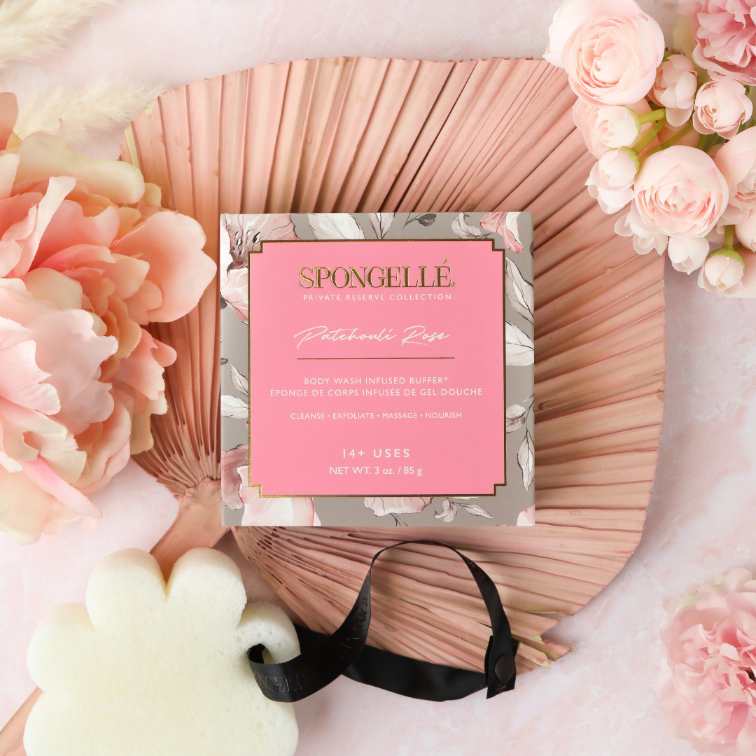 Spongelle Patchouli Rose Boxed Flower