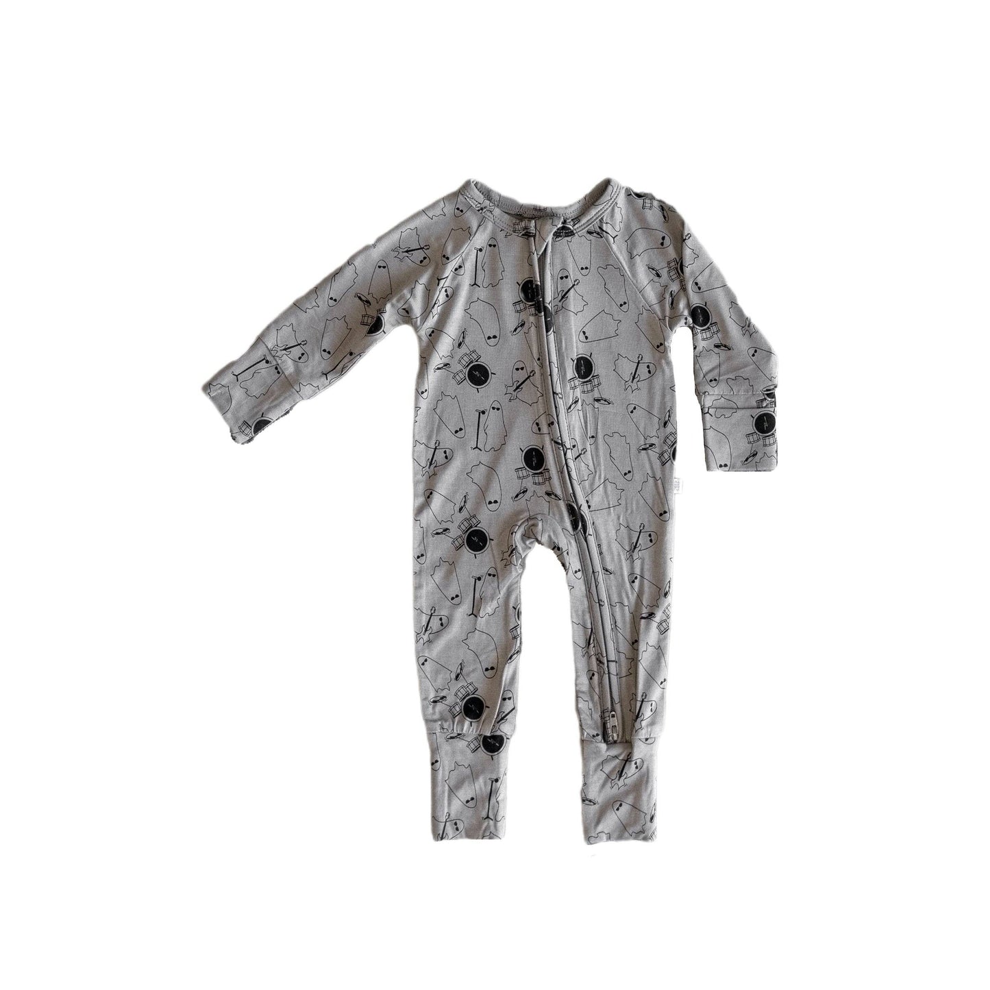 The Ghouls | Bamboo Zip Romper