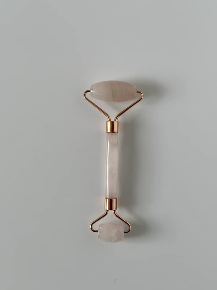 Face Roller- Rose Quartz