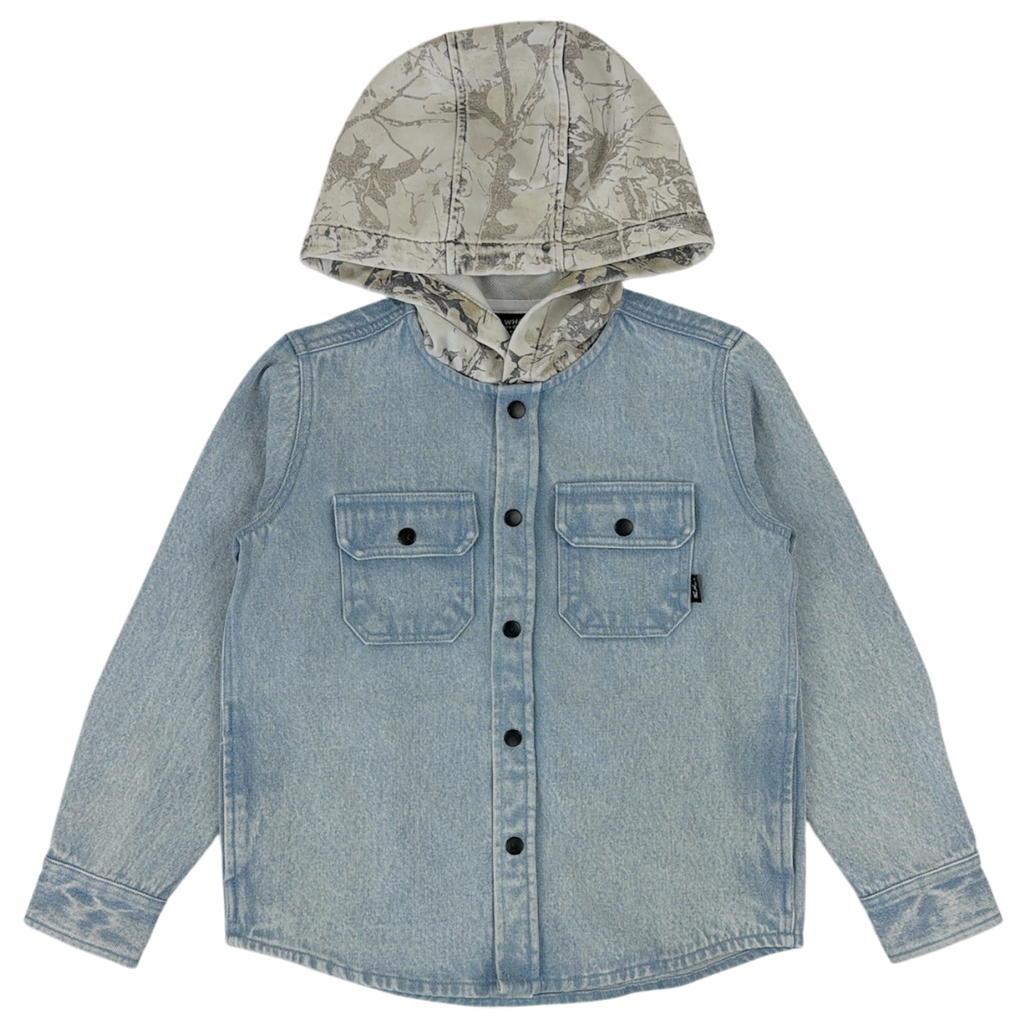 Tiny Whales WOODSMAN Denim Camo Jacket