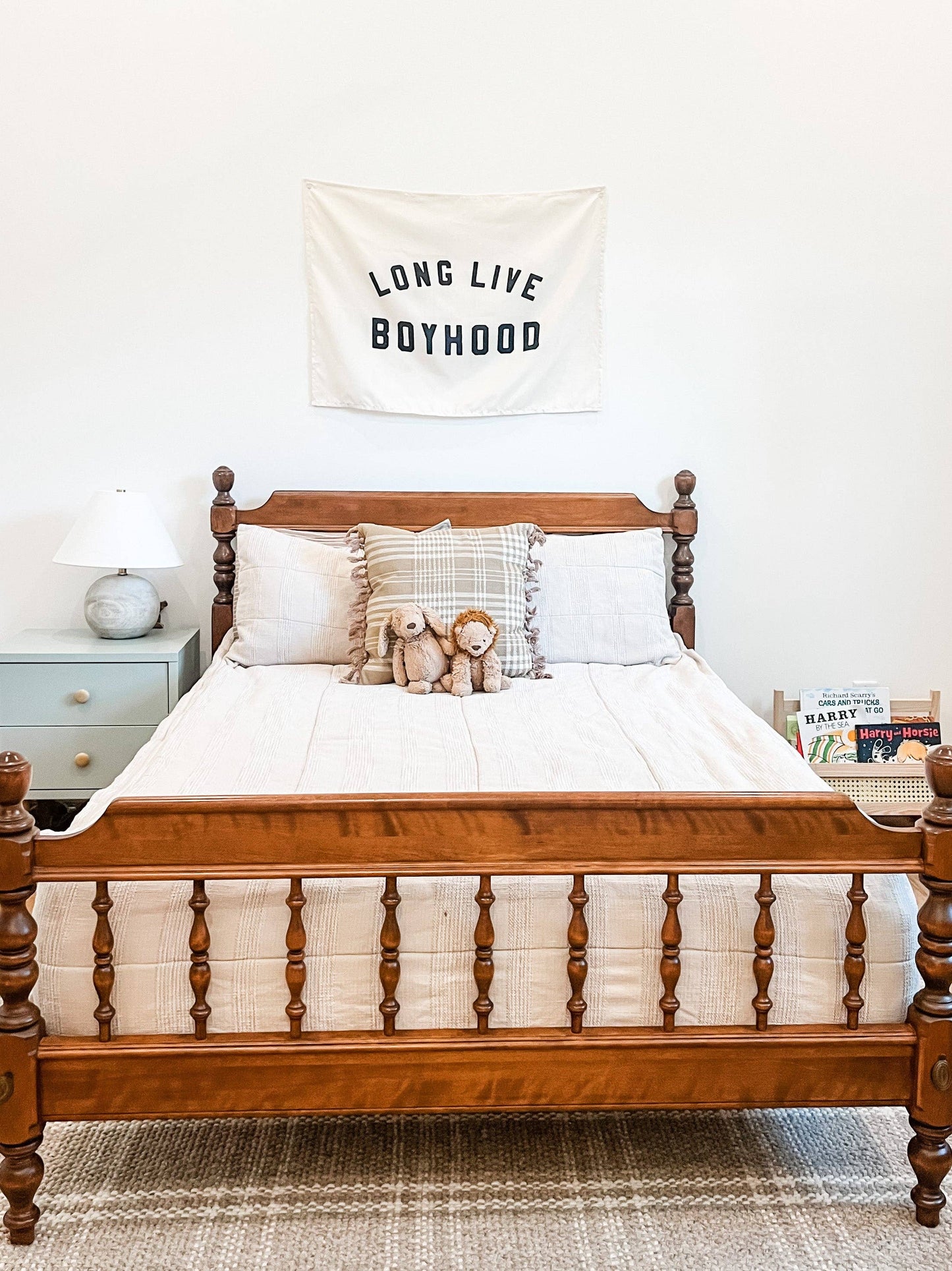Hunny Prints  Long Live Boyhood Banner