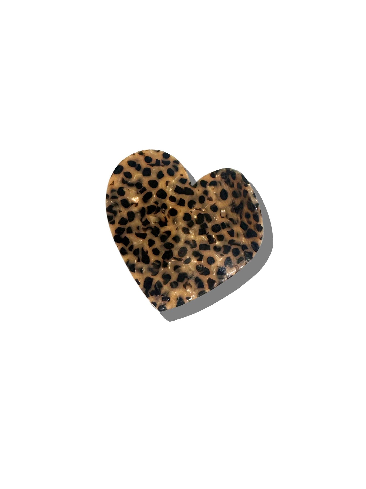 Solar Eclipse Handmade Heart Claw Hair Clip