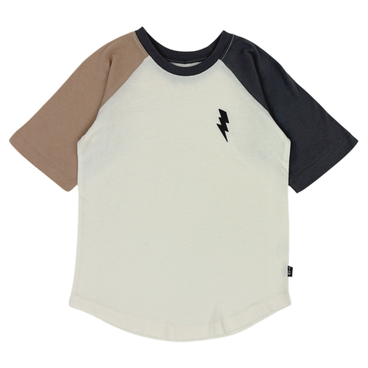 Tiny Whales Earth Tone Lightning Tee