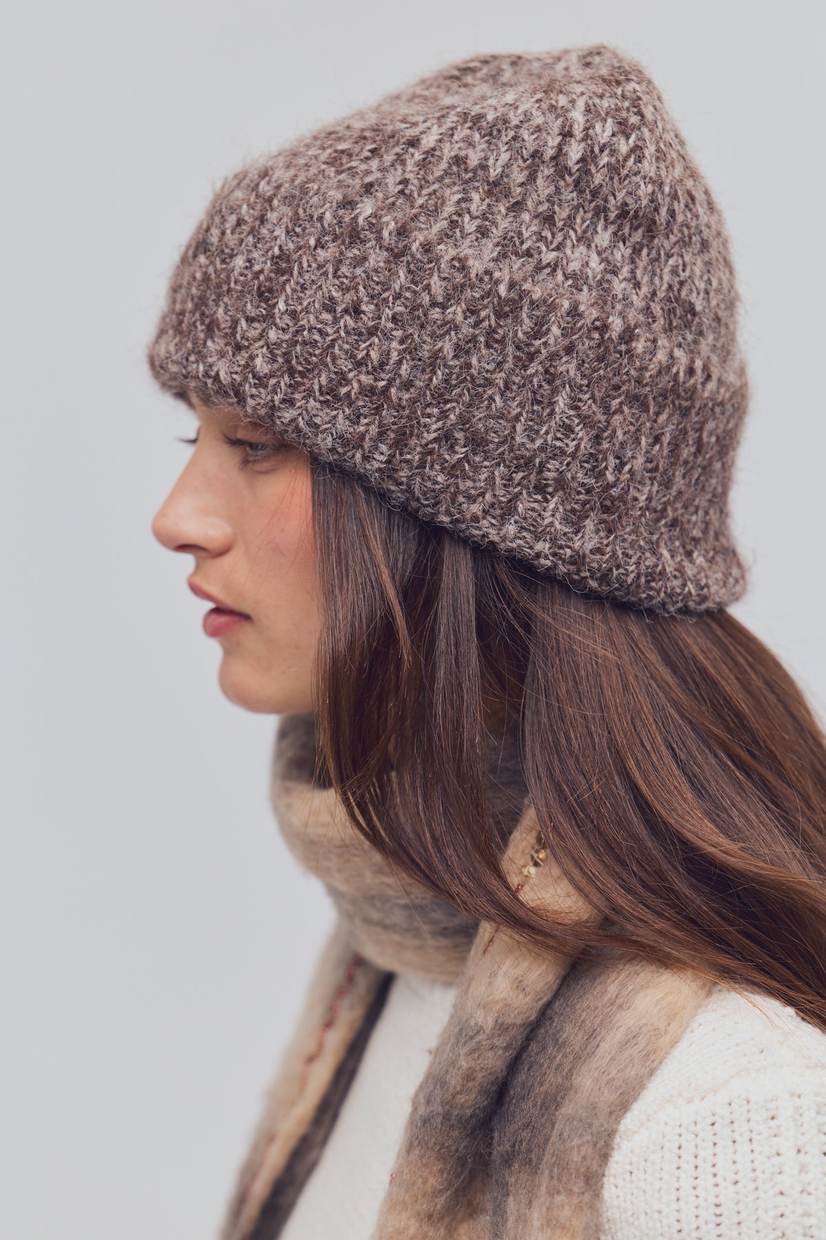 Free People Frostline Beanie- Chocolate