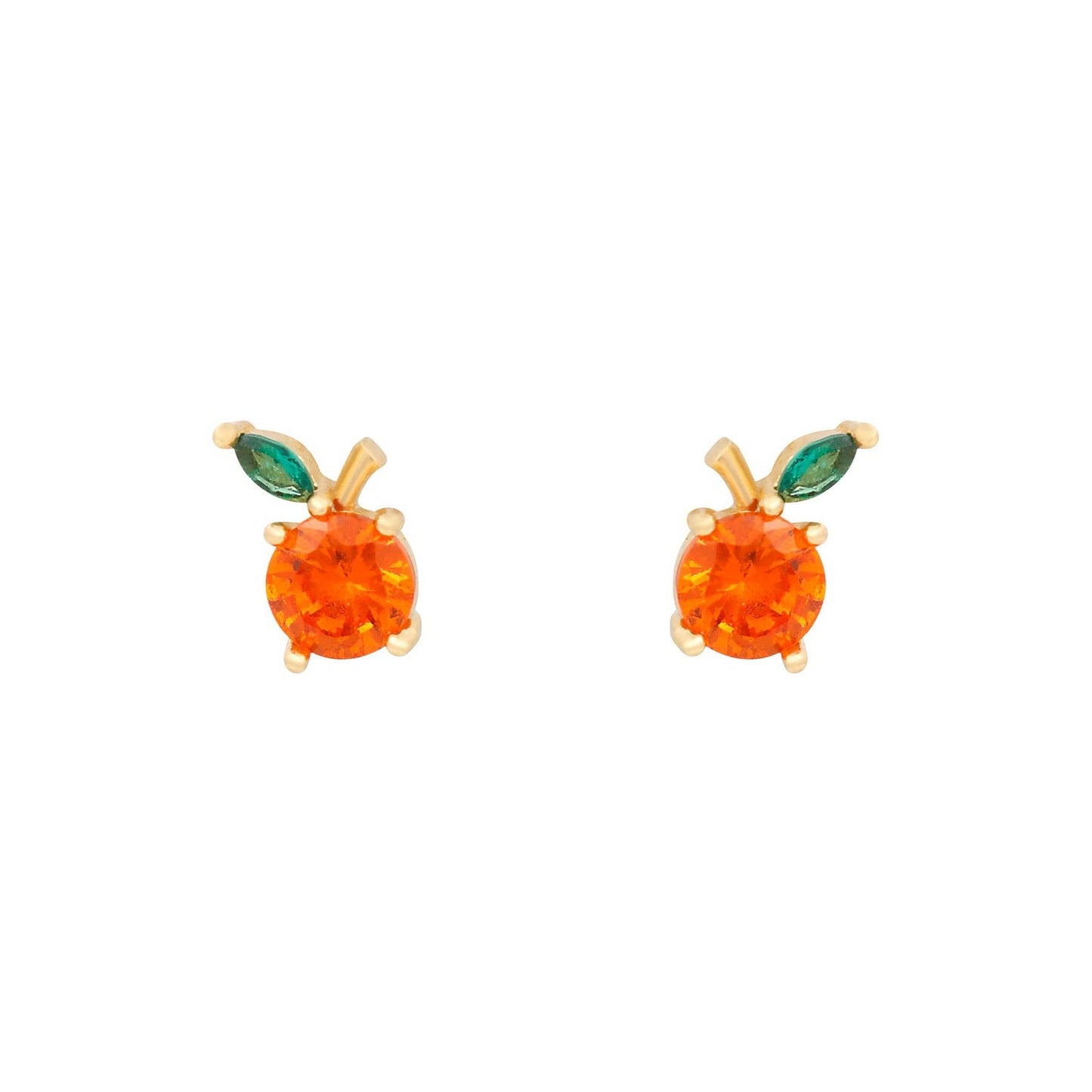 Girls Crew Orange Juice Studs