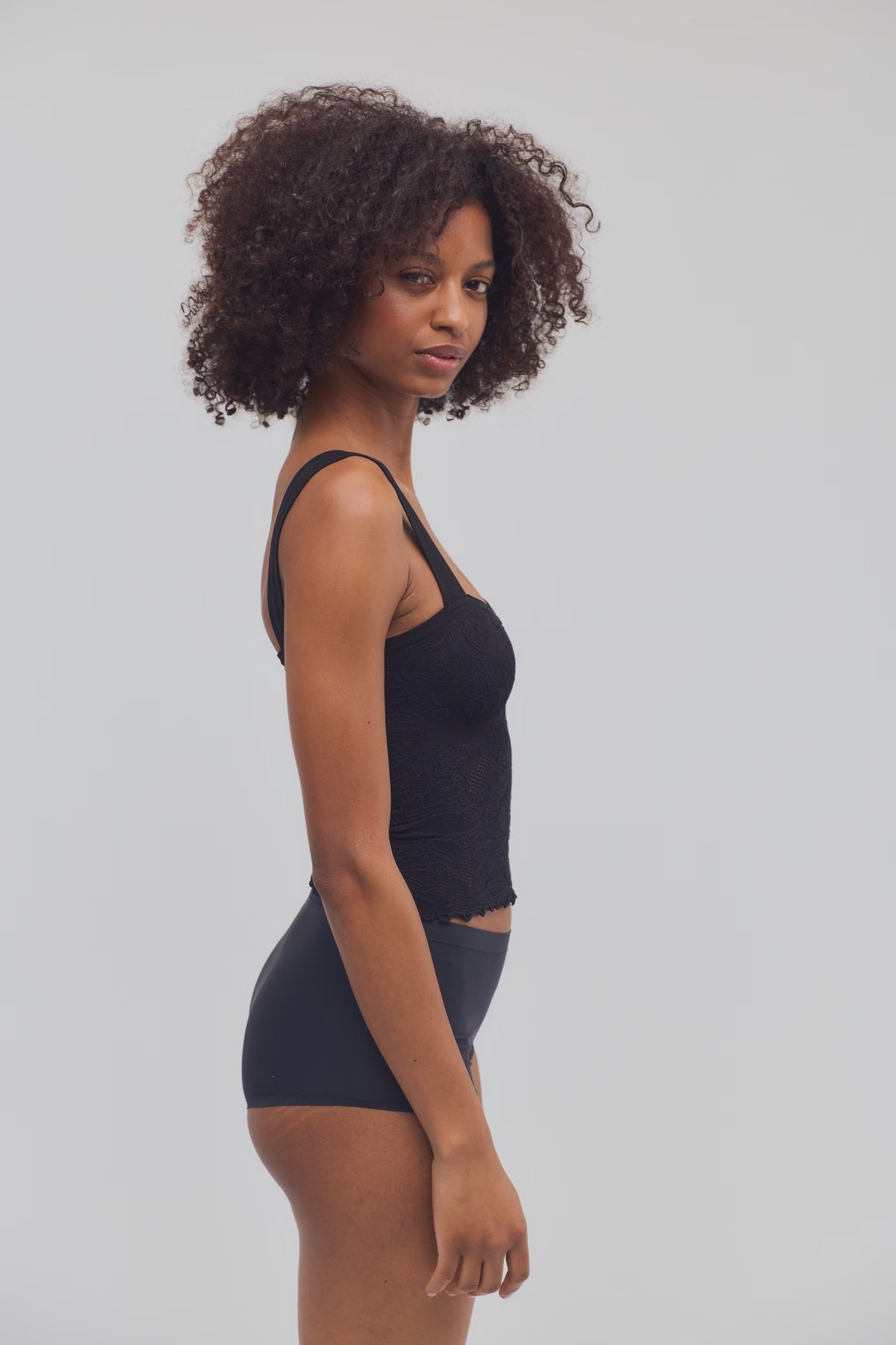 Free People Heirloom Cami- Black