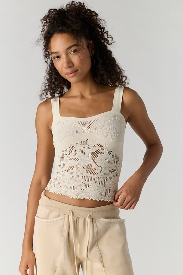 Free People Heirloom Cami- Tofu