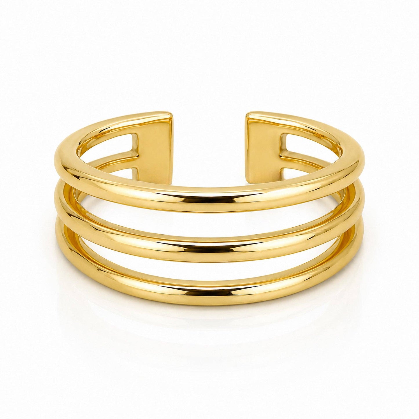 Jurate Sylvie Triple Band Gold Toe Ring
