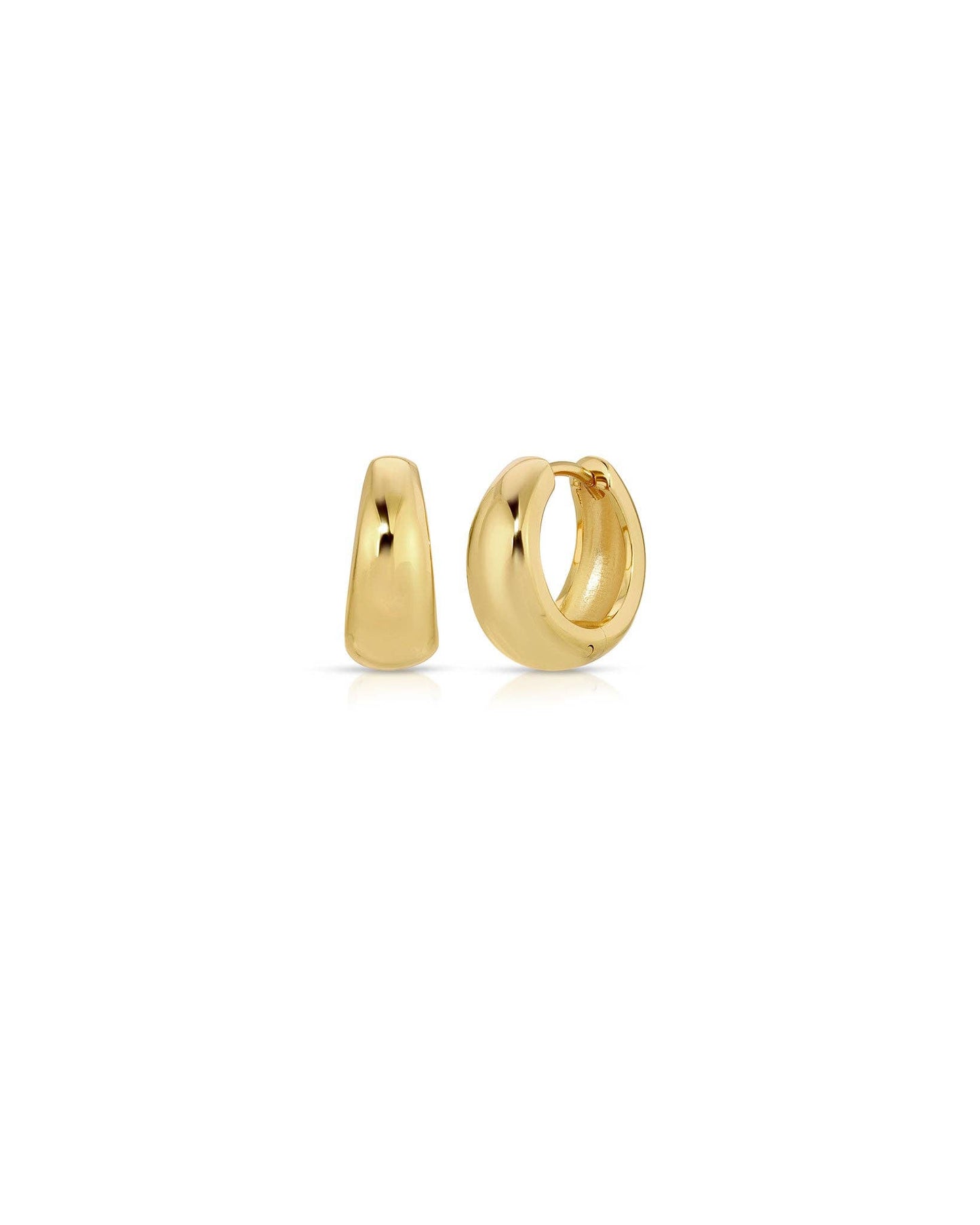 Jurate Lara - Gold Dome Small Hoop Earrings