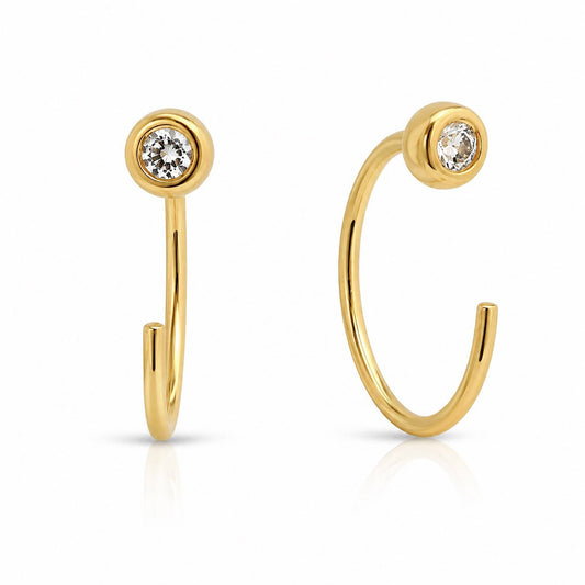 Jurate Lulu Diamond Reversible Stud Earrings