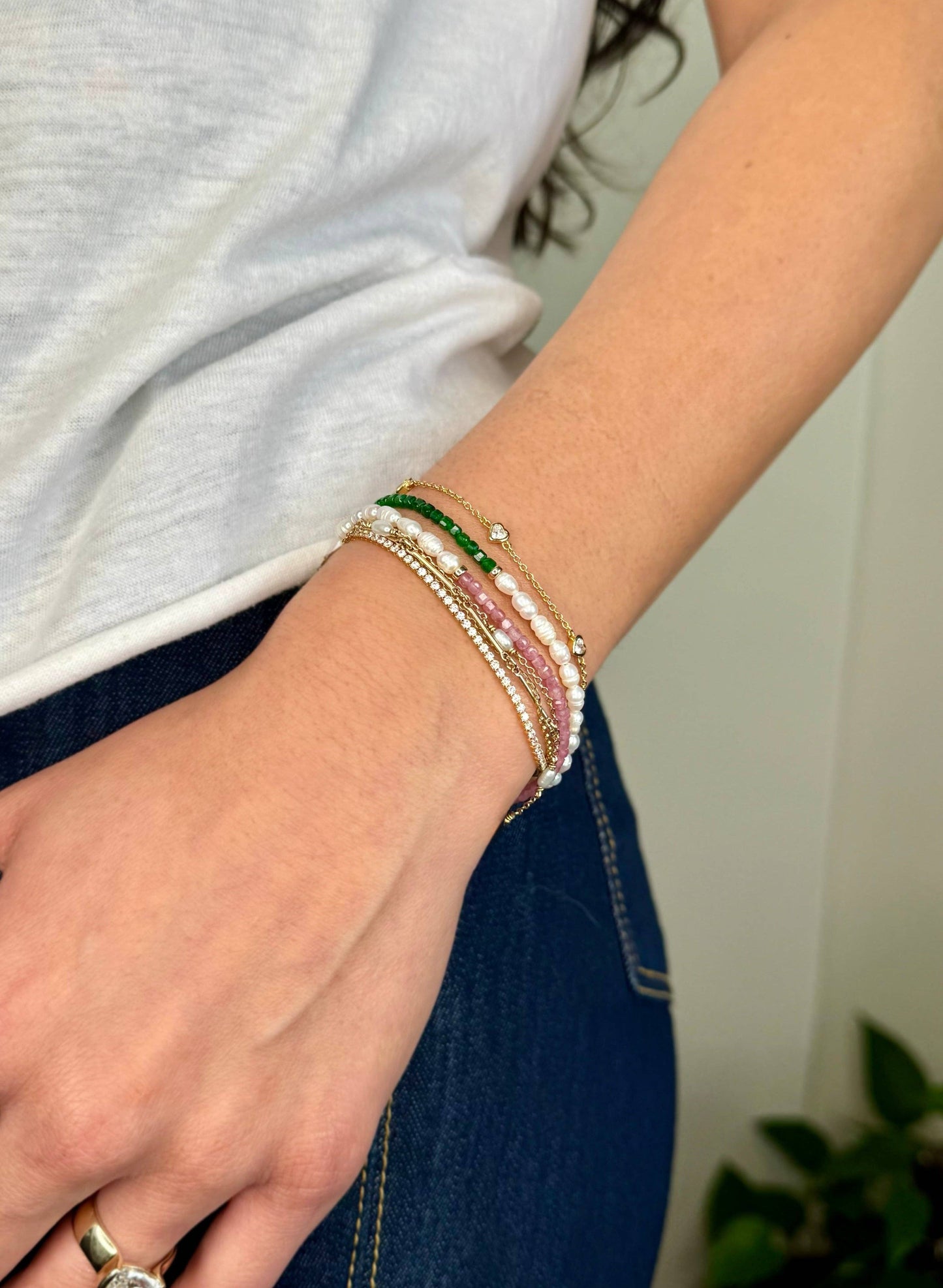 Jurate Catalina Emerald Bracelet
