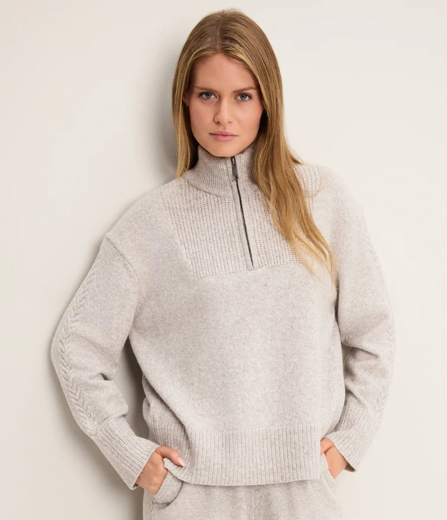 Michael Stars Raylee Half-Zip Pullover