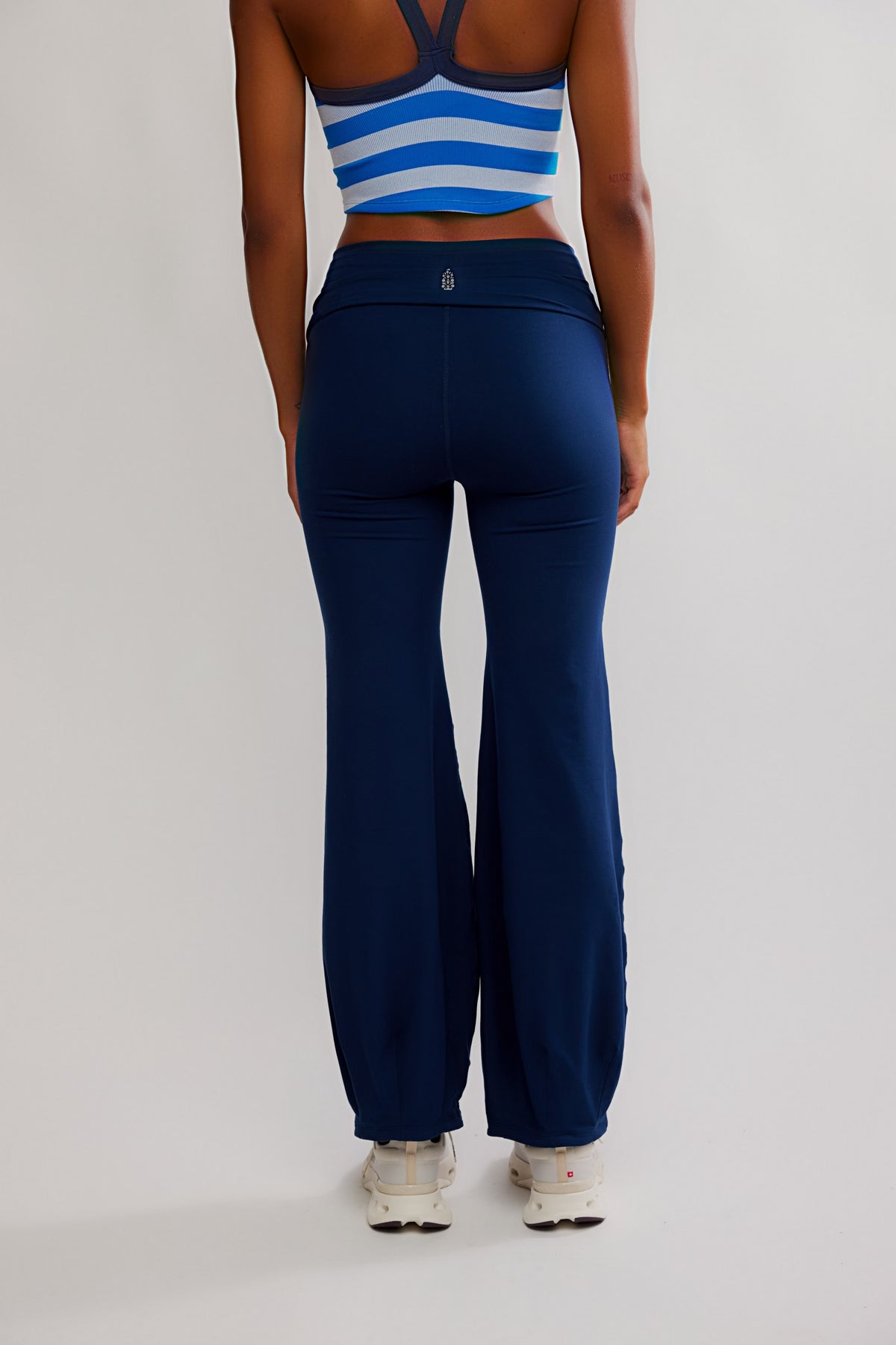 Free People Quick Step Bubble Pant- Midnight Navy