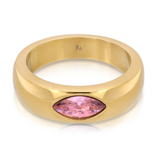 Jurate Fallon Marquise Pink Spinel Ring